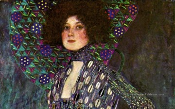 Emilie Floge 1902 symbolisme Gustav Klimt Peinture à l'huile